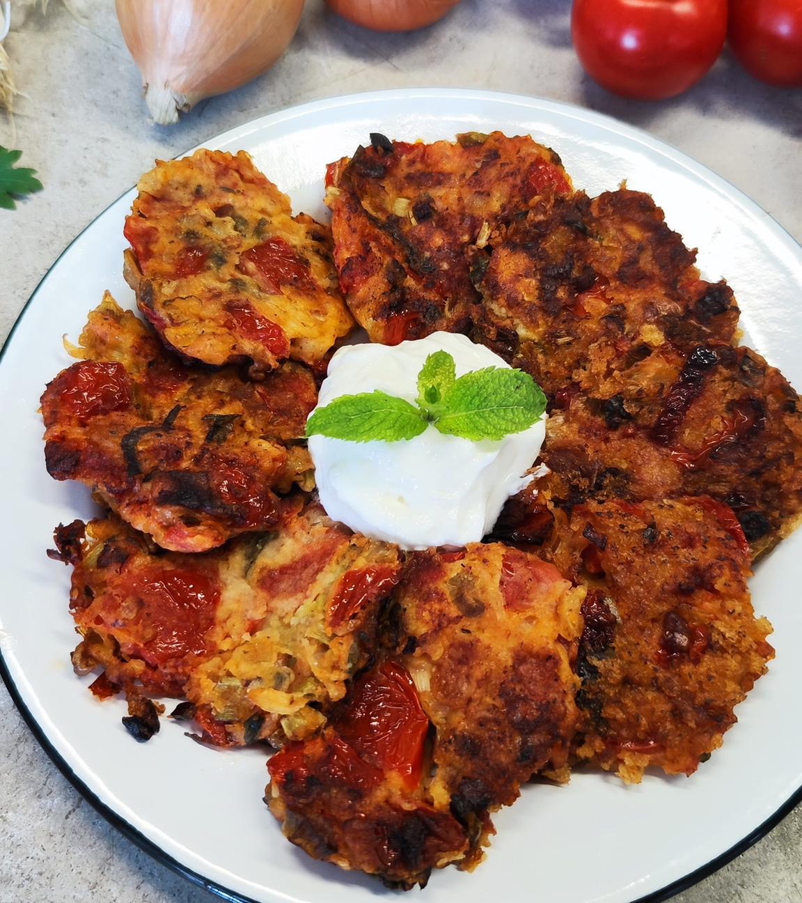 Tomatokeftédes – Tomatenpuffer