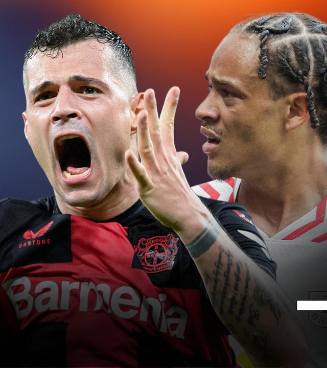 Vorschaubild für die "Top Ten Kuriositäten" mit Granit Xhaka und Xavi Simons.
