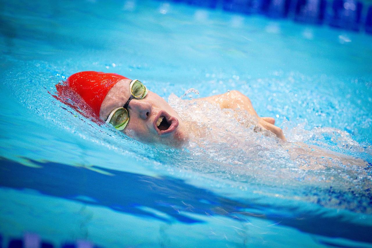 Para-Schwimmer Josia Topf