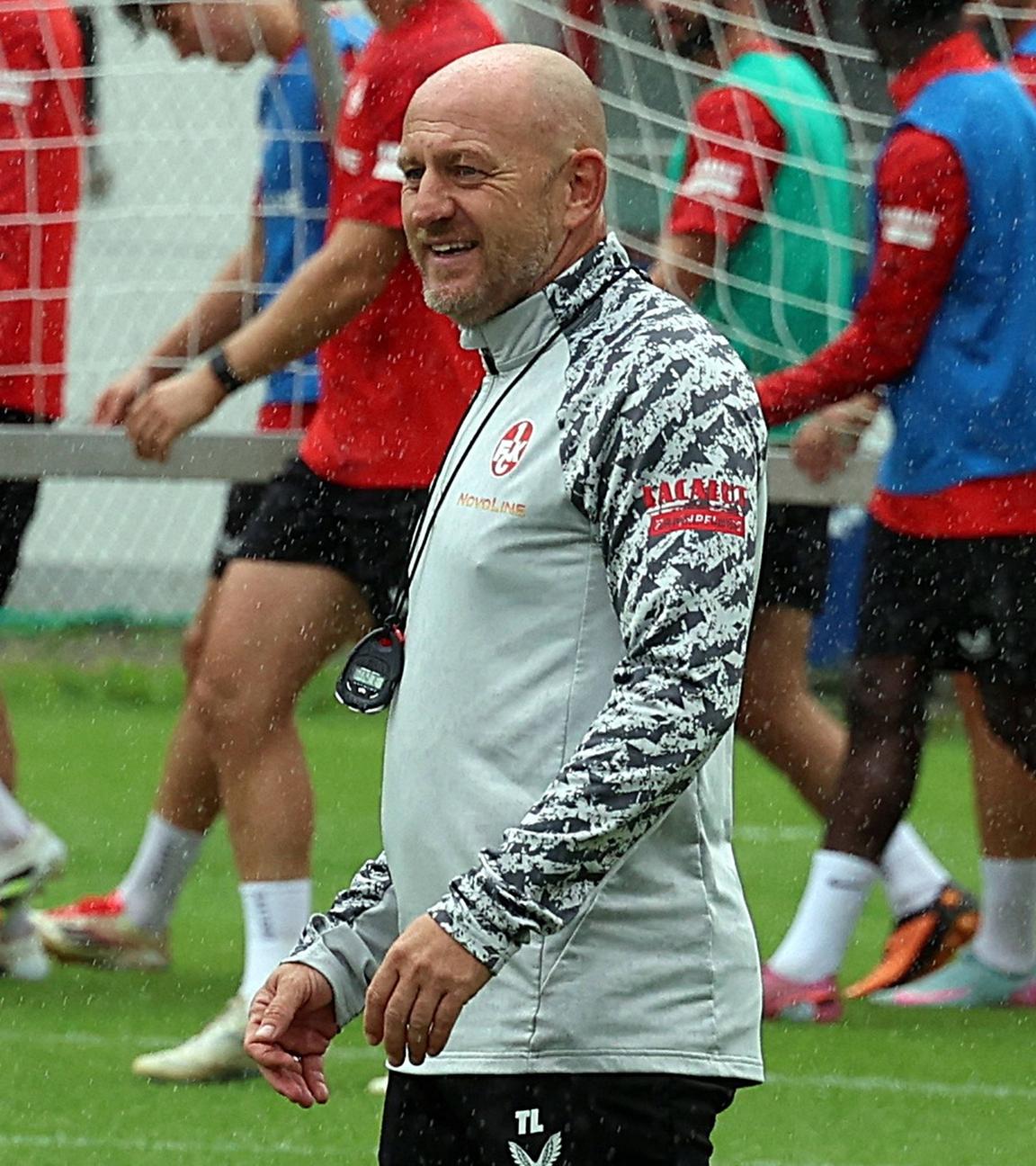 Trainer Torsten Lieberknecht beim Training des 1. FC Kaiserslautern