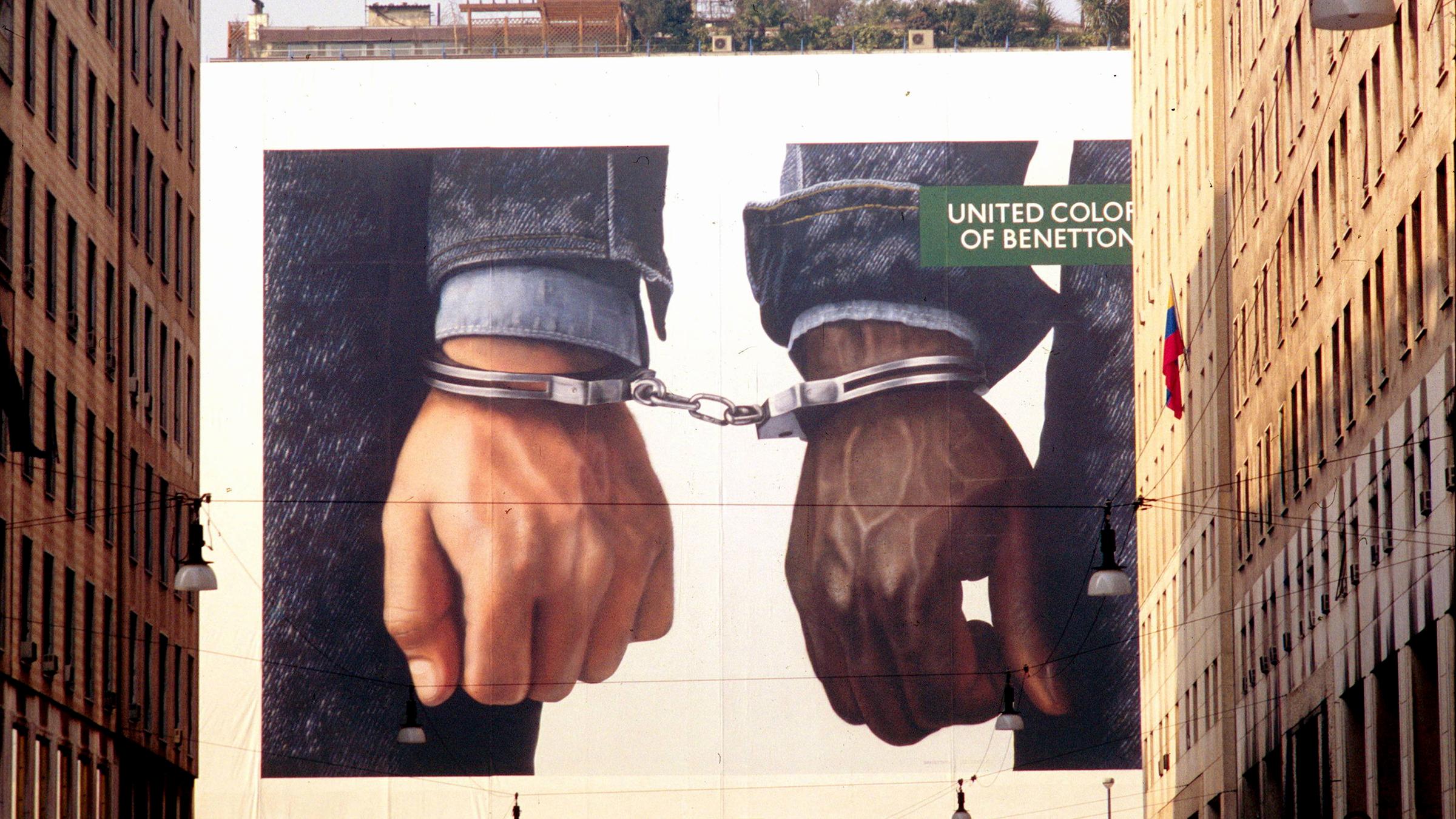 Benetton-Werbung in Mailand