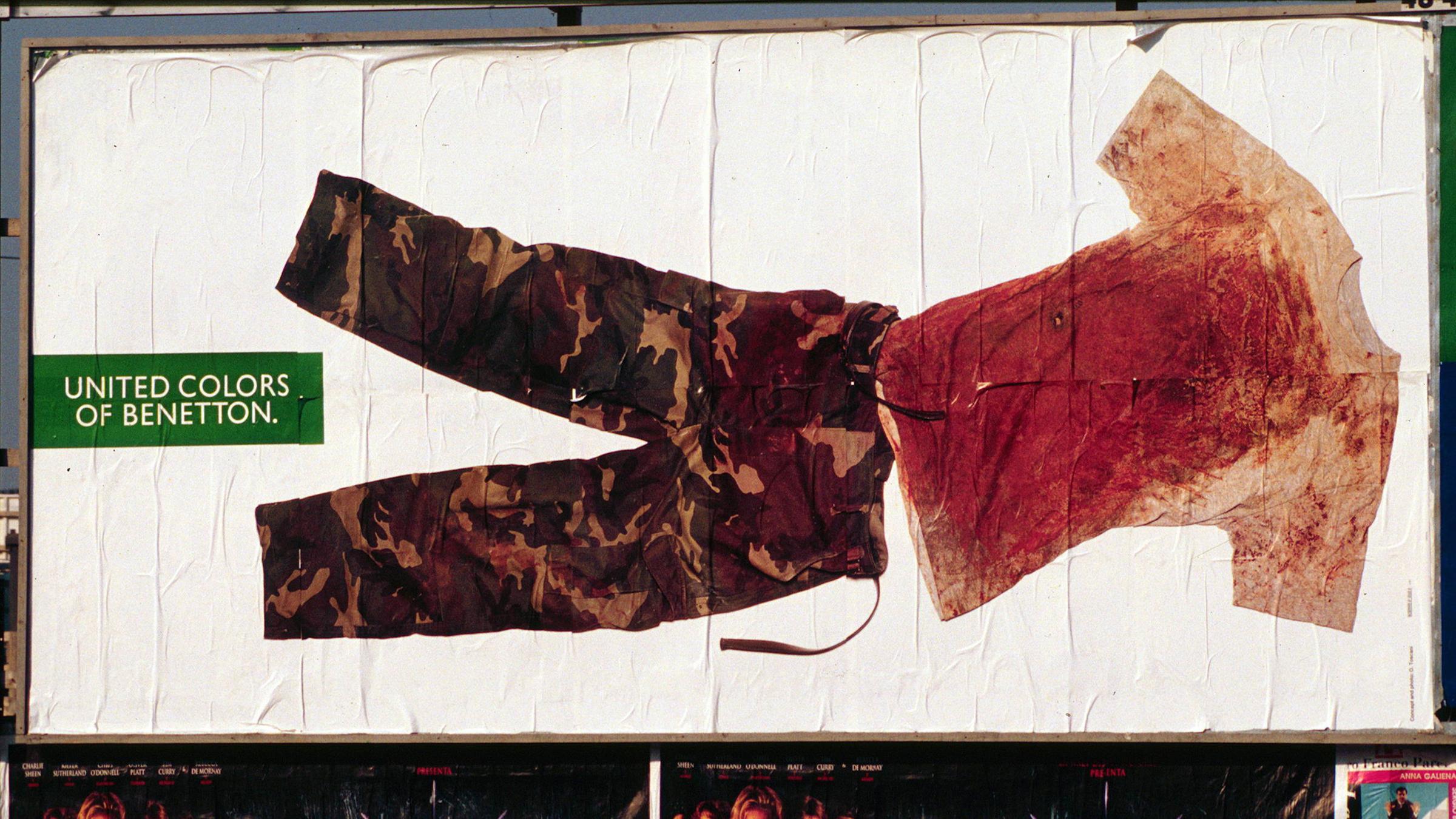 Benetton-Werbung mit blutiger Kleidung in Mailand
