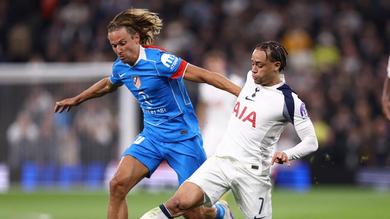 Marcos Llorente und Xavi Simons am 18.03.26