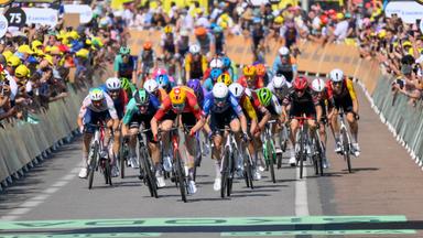Zielsprint bei der 11. Etappe der Tour de France