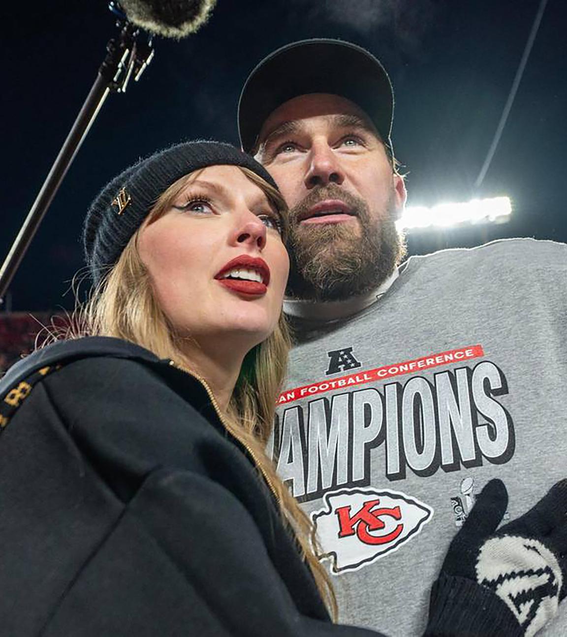 Travis Kelce postet Fotos mit Taylor Swift
