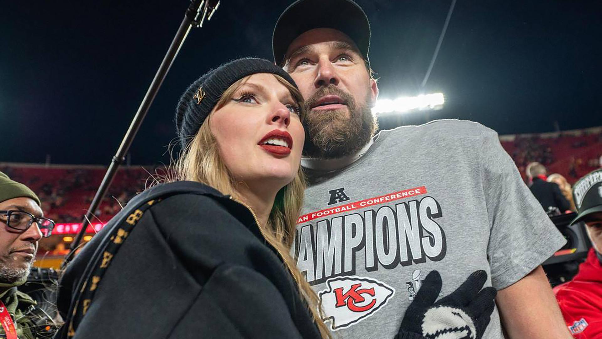 Travis Kelce postet Fotos mit Taylor Swift (Archivfoto).