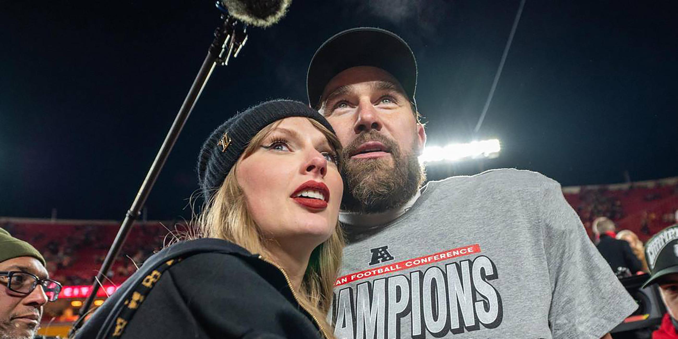 Travis Kelce postet Fotos mit Taylor Swift