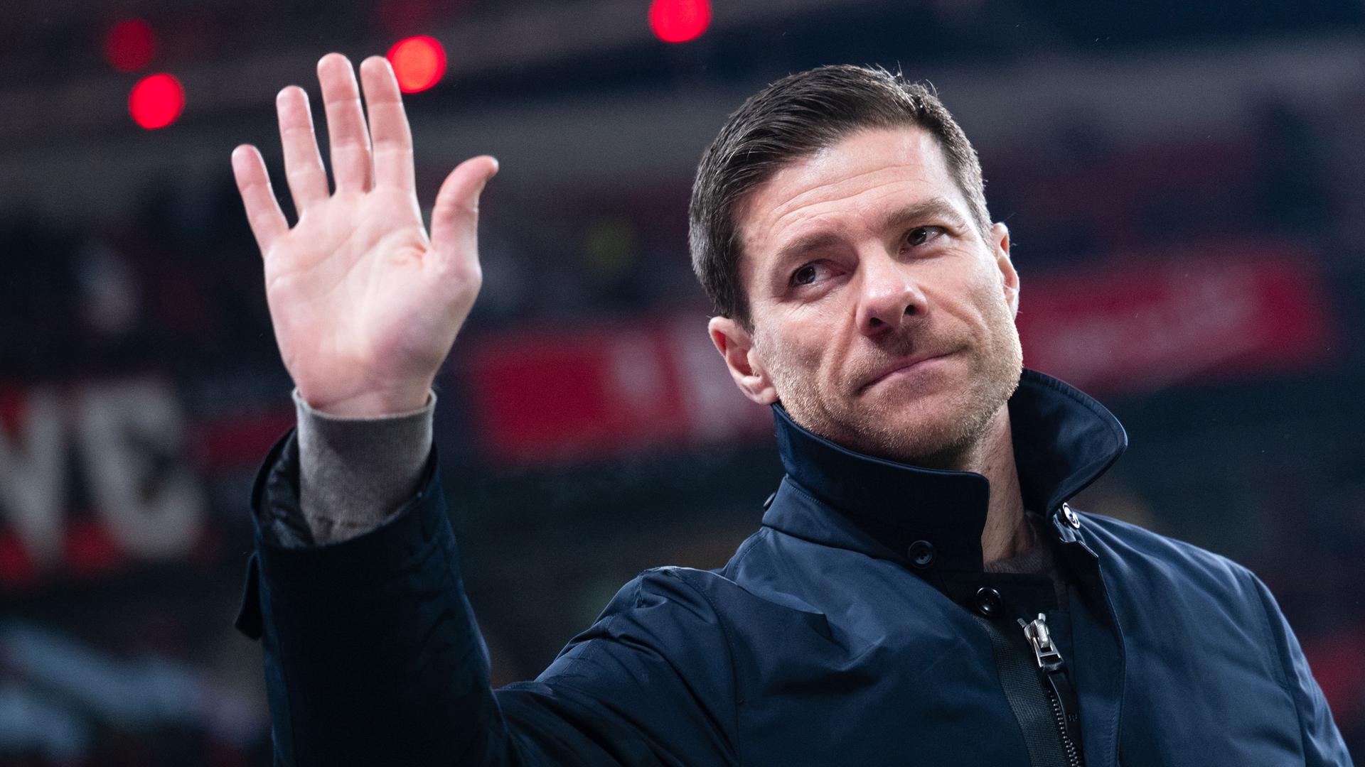Leverkusens Trainer Xabi Alonso, aufgenommen am 14.01.2025