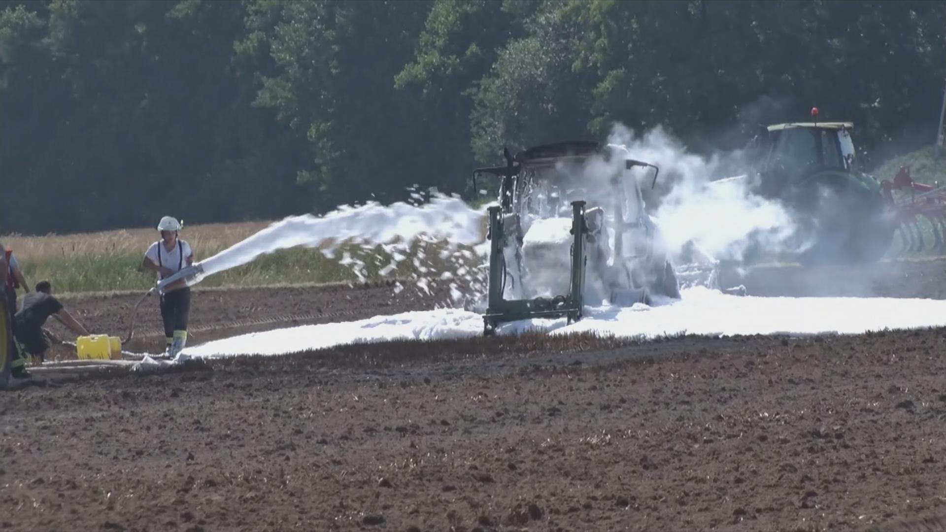 Traktor-Brand