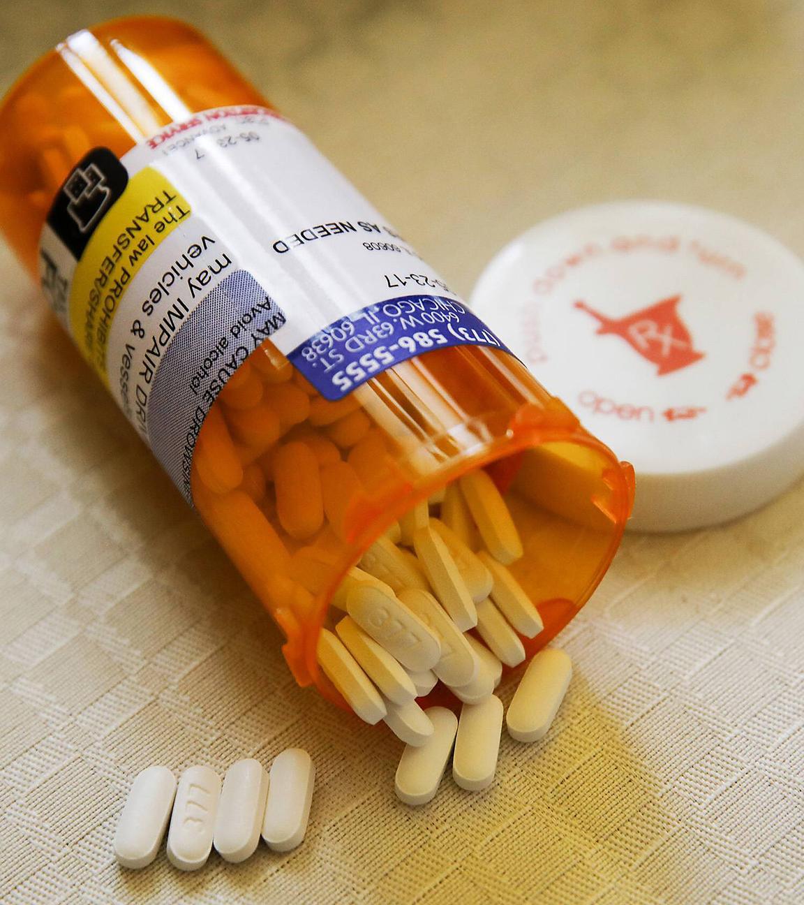 Tramadol-Tabletten, ein Opioid gegen starke Schmerzen