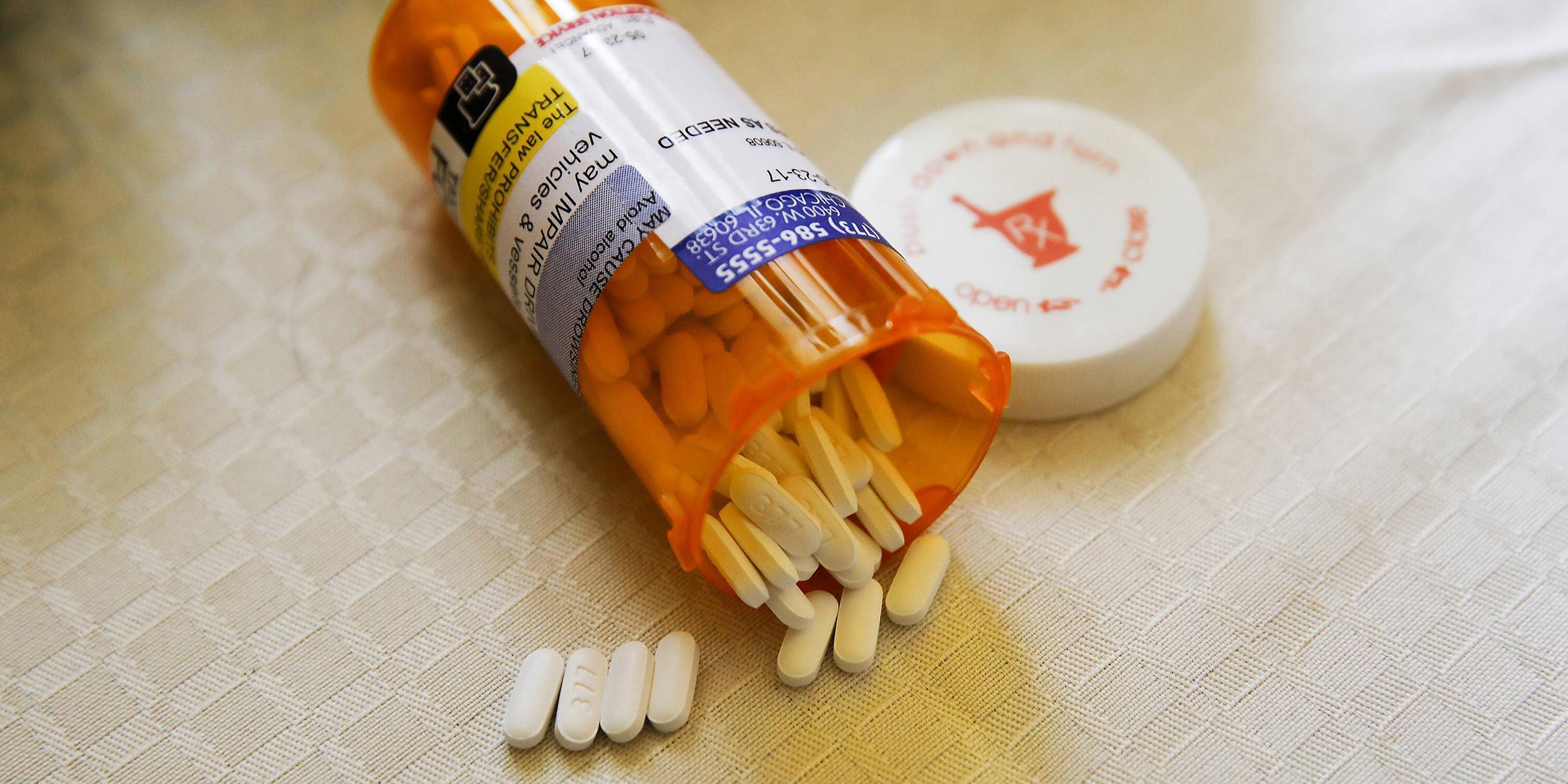 Tramadol-Tabletten, ein Opioid gegen starke Schmerzen