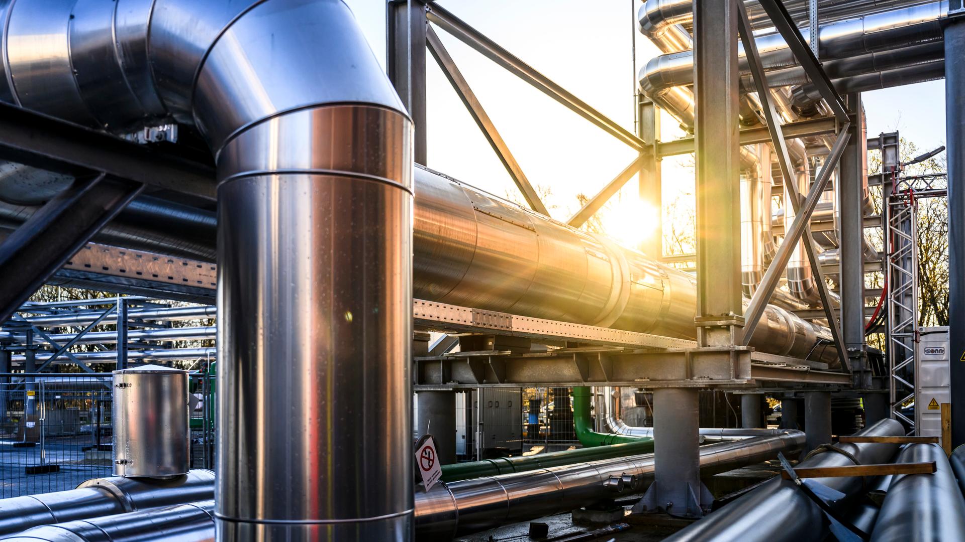 Geothermieanlage am Energiestandort Süd in München