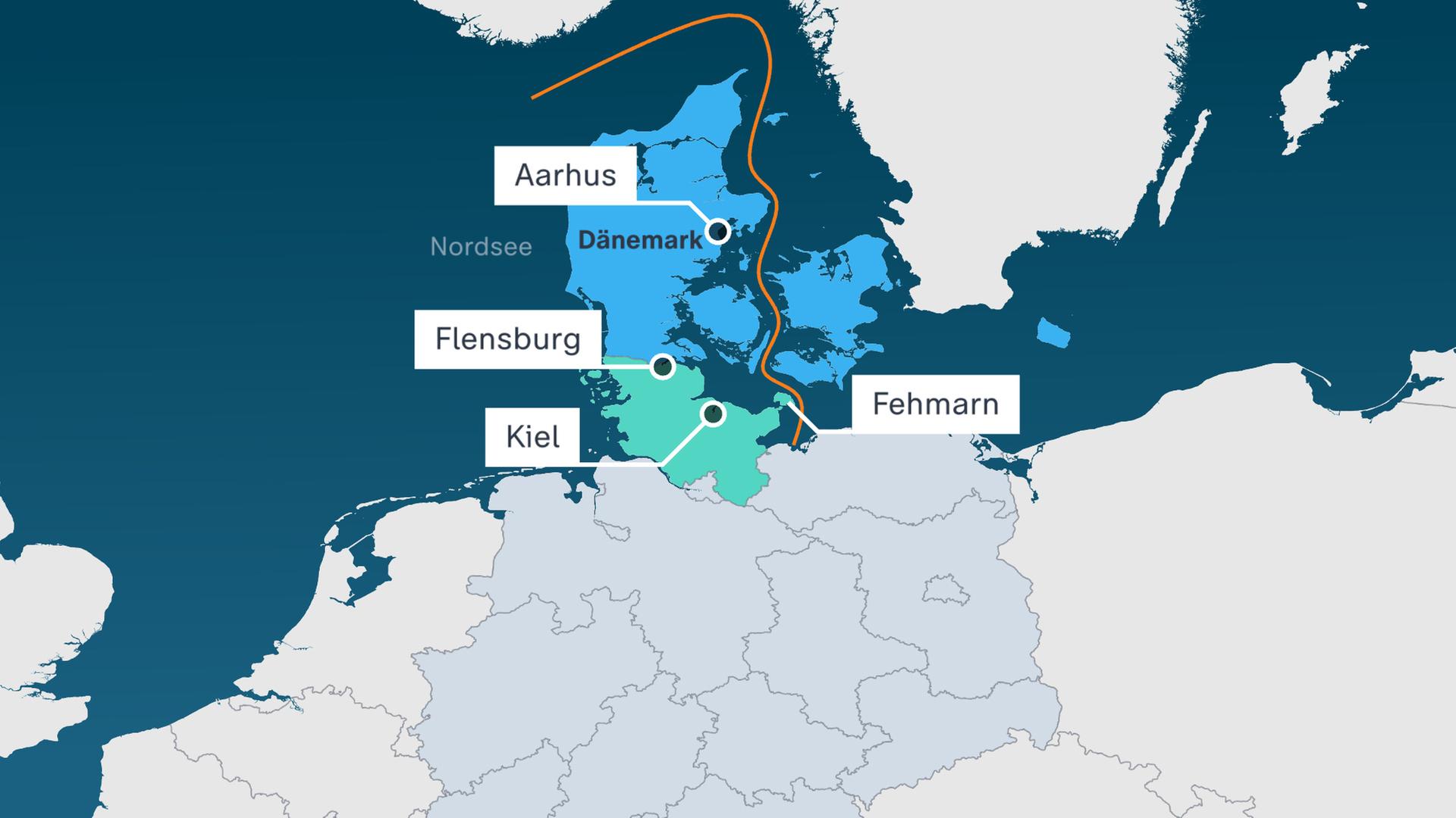 Grafik: Transportroute für Buckelwal