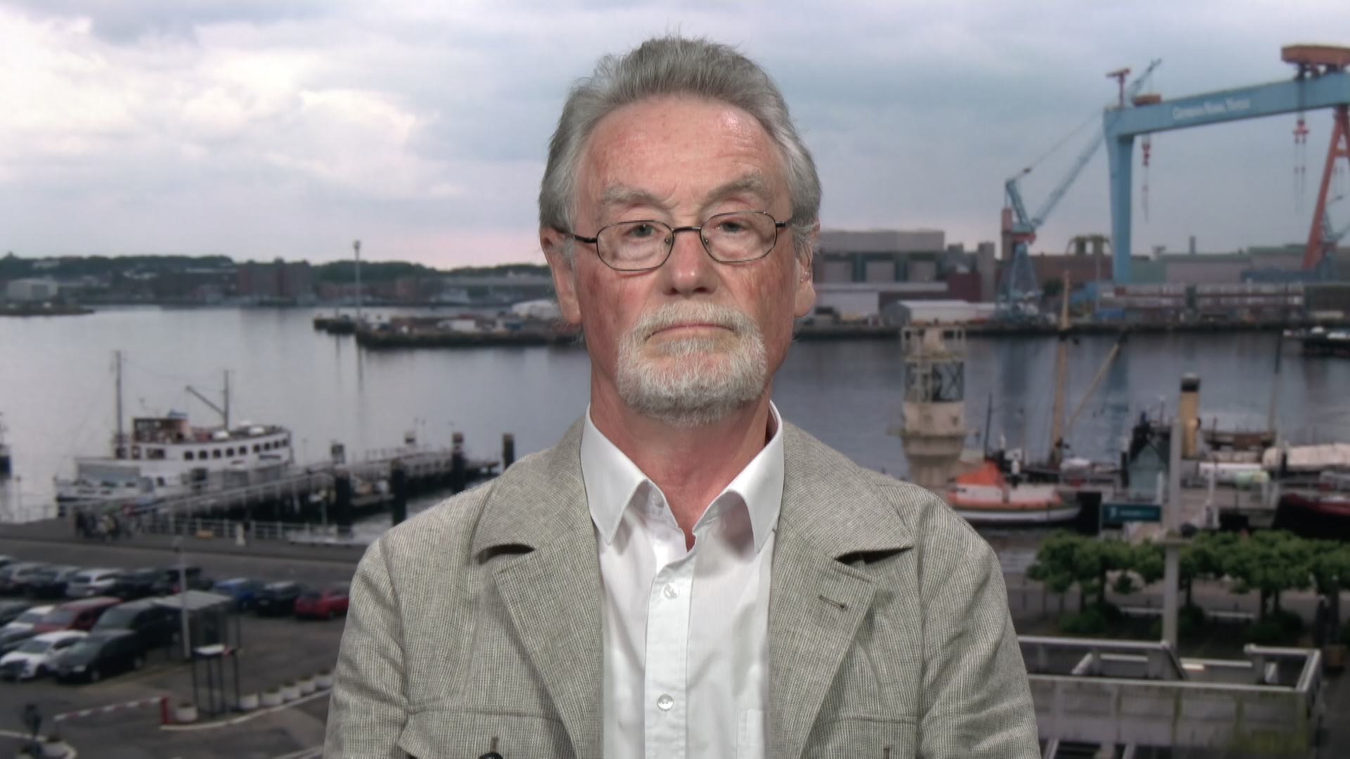 Ökonom Prof. Rolf Langhammer bei ZDFheute live.