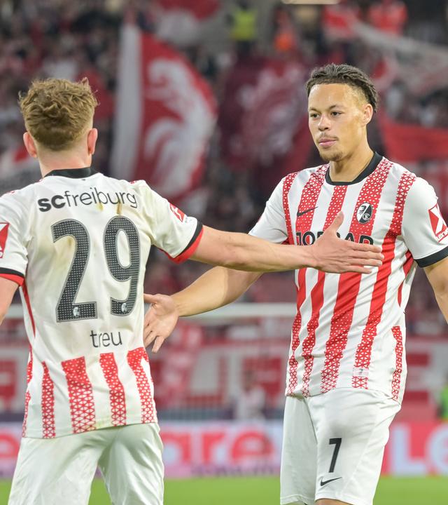Philipp Treu und Derry Scherhant sind Leistungsträger beim SC Freiburg.