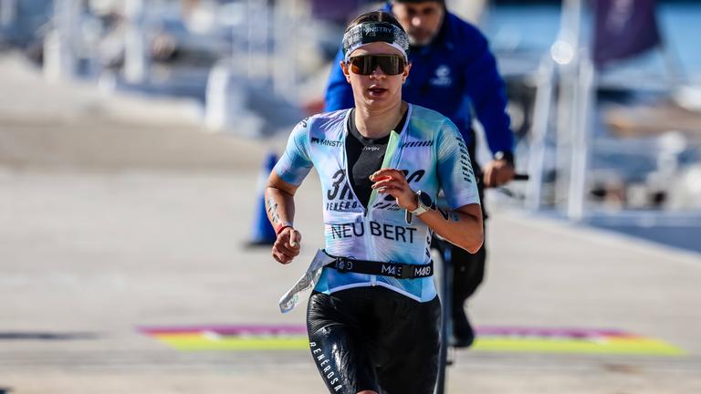 Tanja Neubert wird dritte bei der Triathlon-WM.