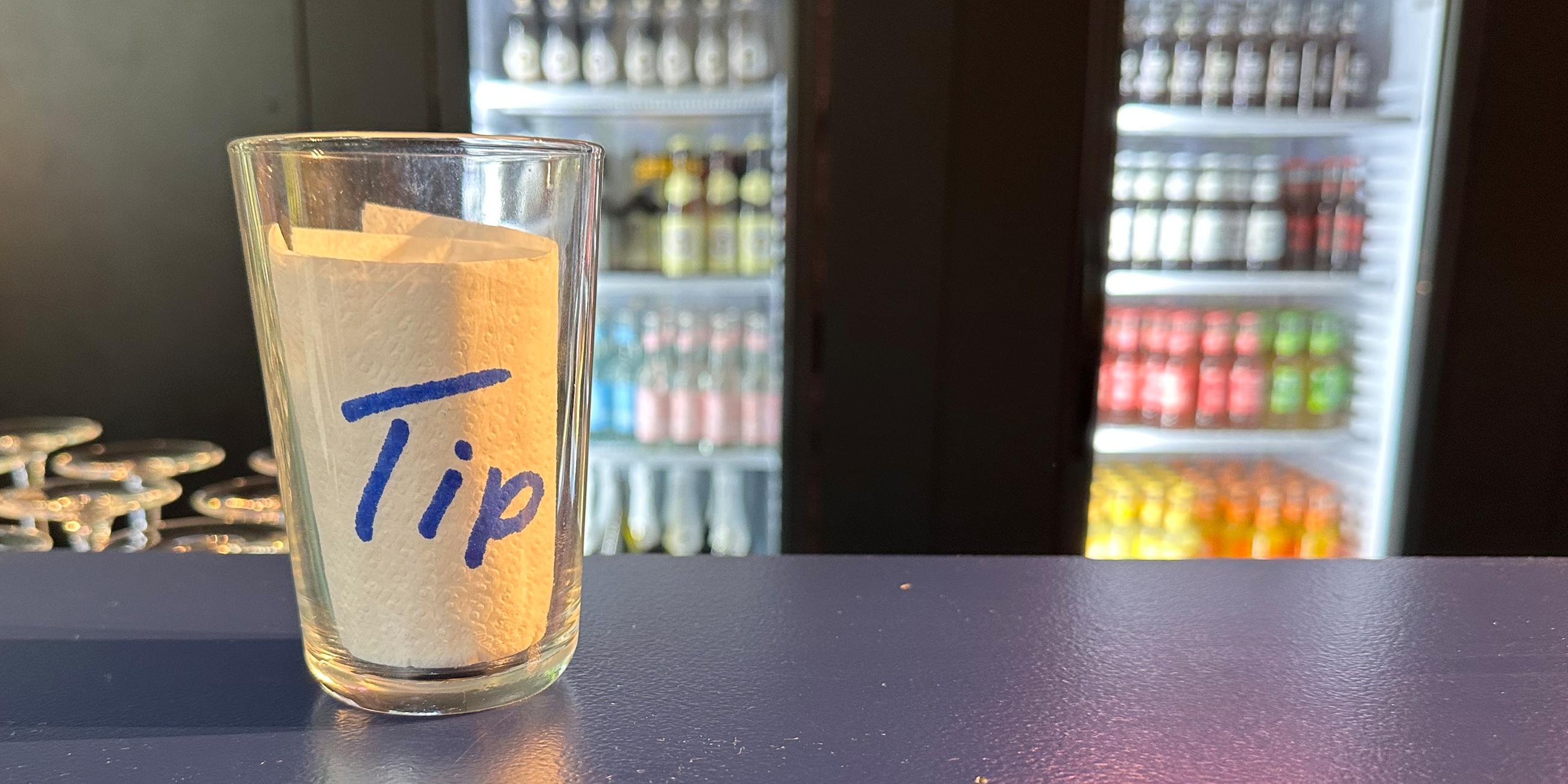 Trinkgeldglas