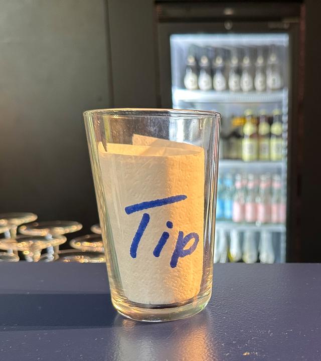 Trinkgeldglas