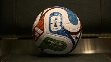Der offizielle Fußball zur Weltmeisterschaft 2026, "Trionda", wird in Pakistan hergestellt.