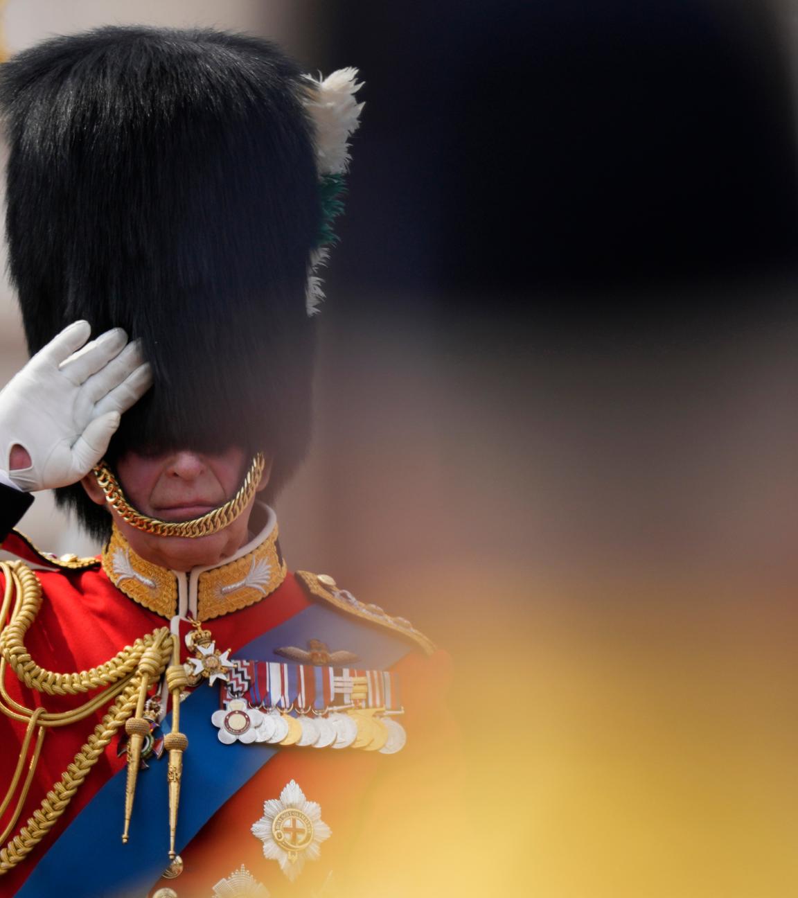 König Charles III. bei Geburtstagsparade Trooping the Colour - 2023