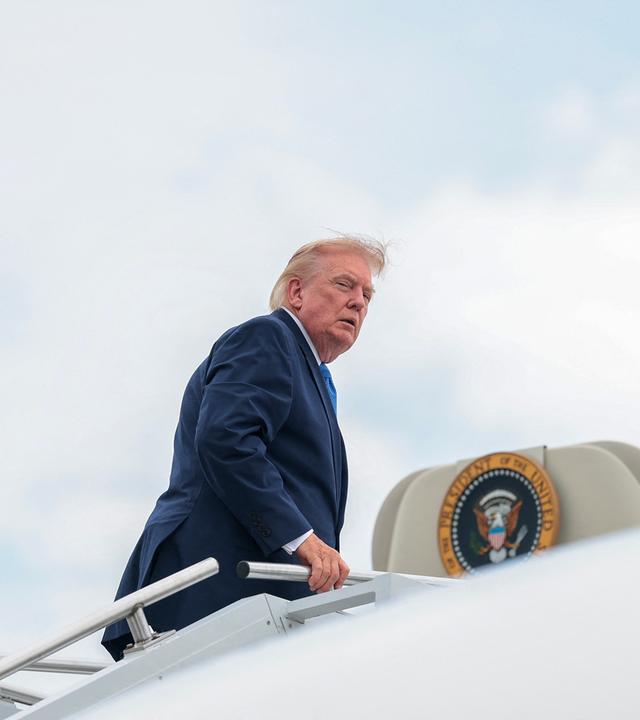 President Trump Spends Weekend At Trump National Golf Club In Bedminster