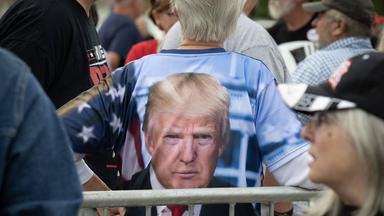 Trump-Anhängerin im US-Bundesstaat Georgia