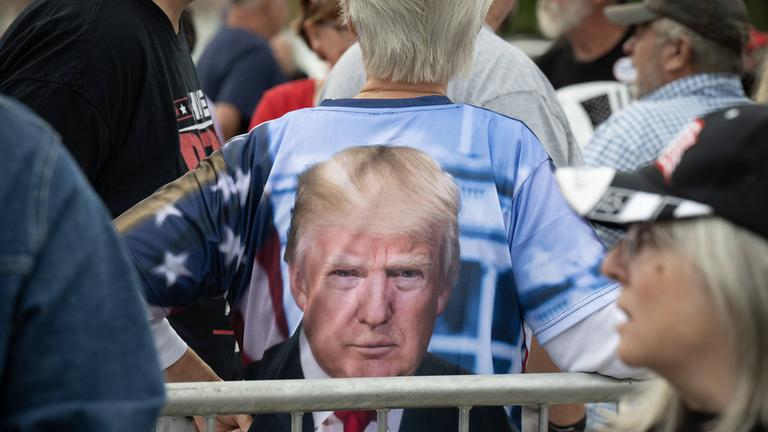 Trump-Anhängerin im US-Bundesstaat Georgia