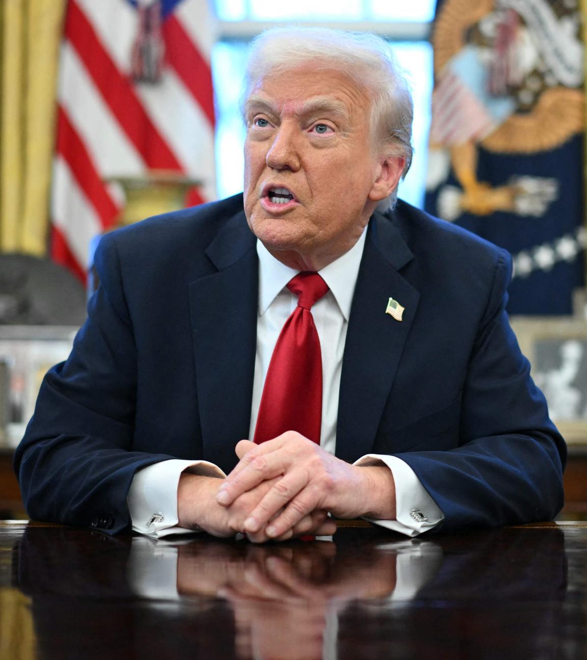 Donald Trump im Weißen Haus.