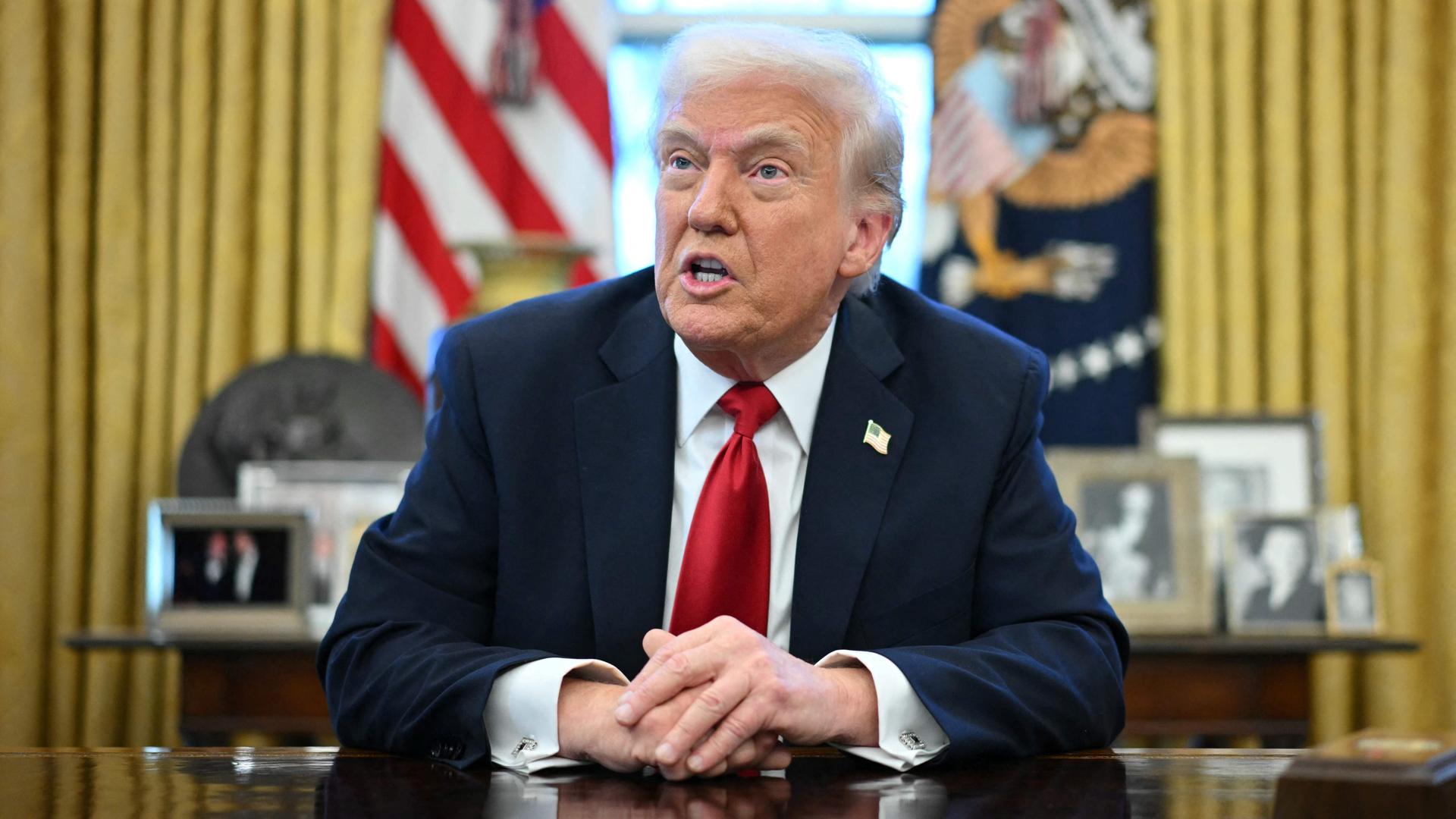 Donald Trump im Weißen Haus.