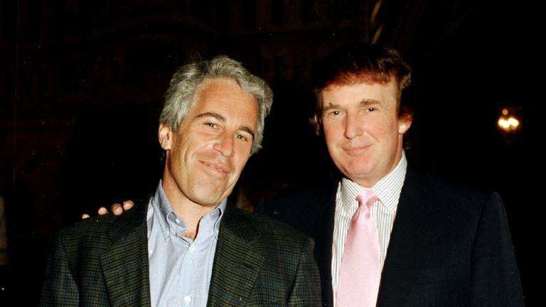 Donald Trump und Jeffrey Epstein.