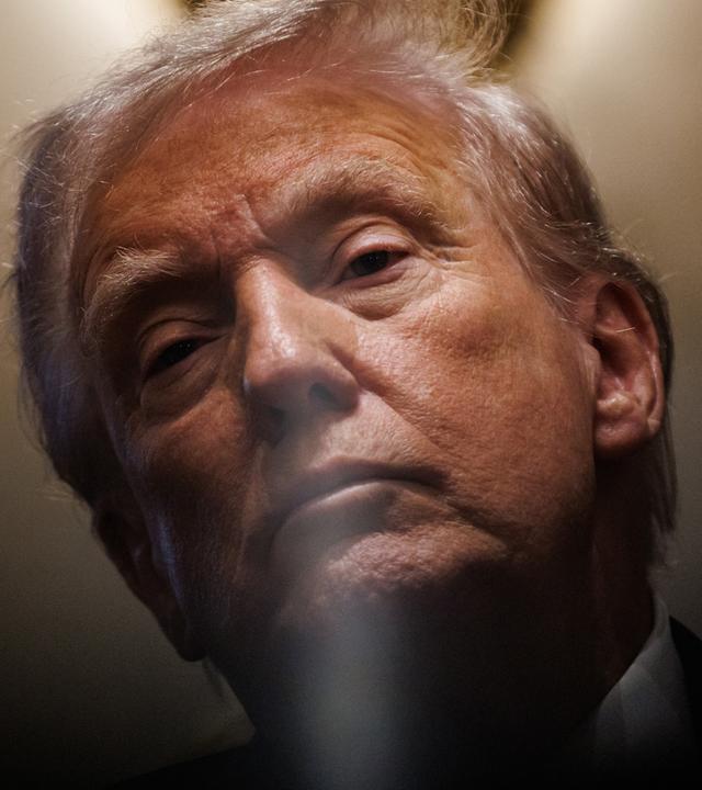 US-Präsident Donald Trump während einer Kabinettssitzung im Weißen Haus. (Archiv)
