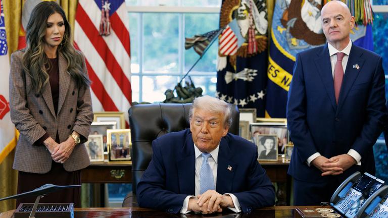 Trump und Gianni Infantino 