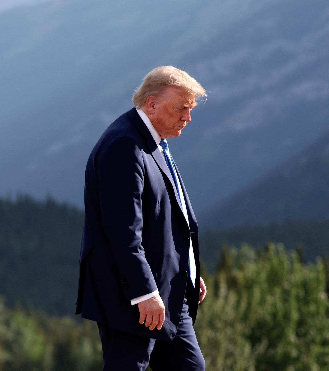 Trump beim G7-Gipfel in Kanada.