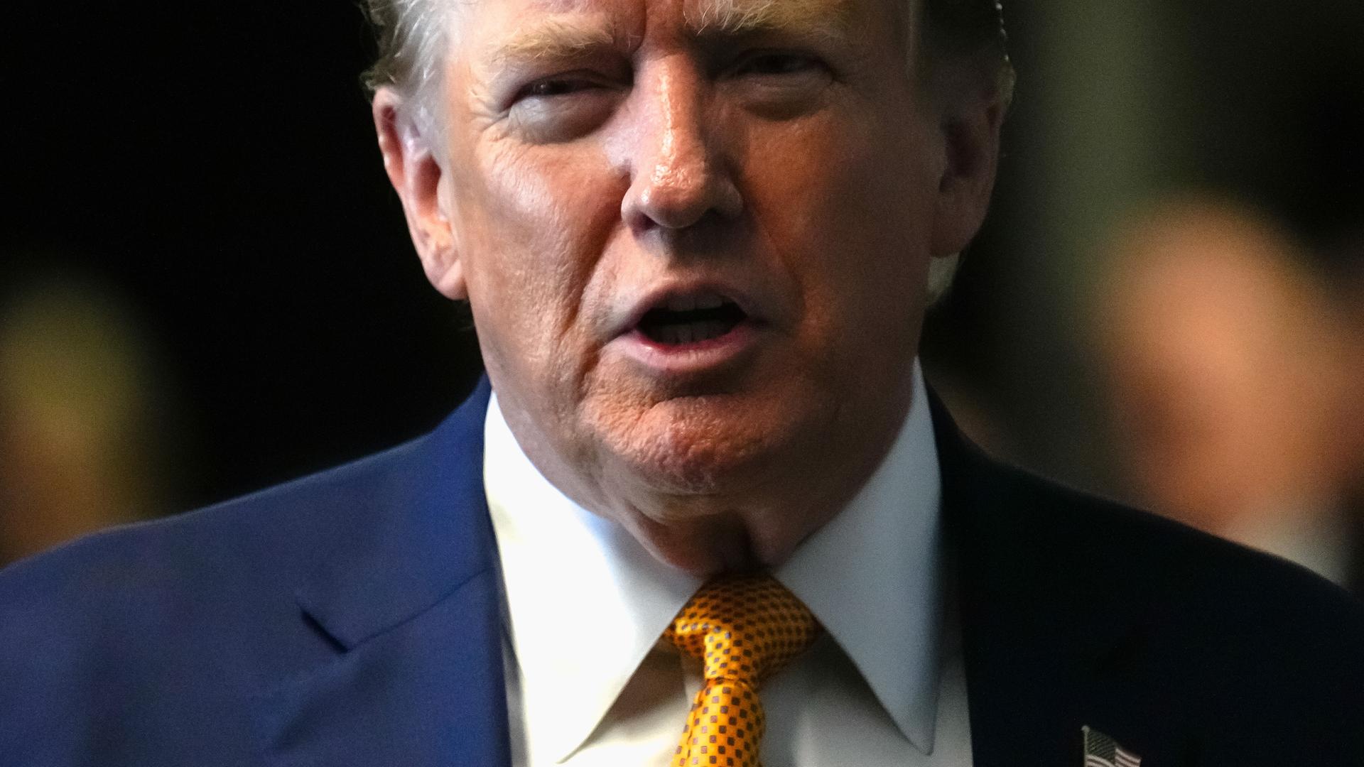 Der ehemalige US-Präsident Donald Trump.