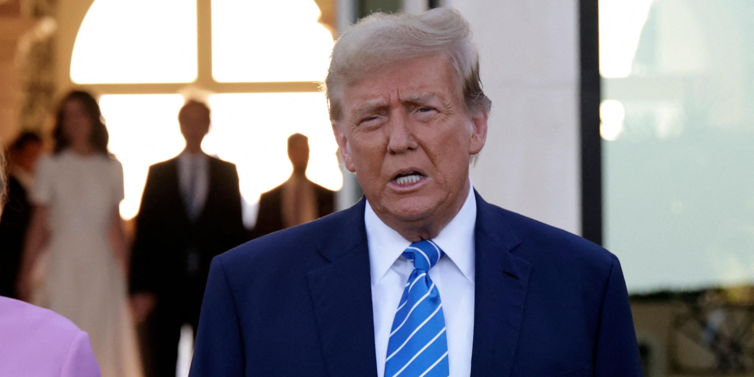 Donald Trump will im November erneut für die Republikaner ins Weiße Haus gewählt werden.