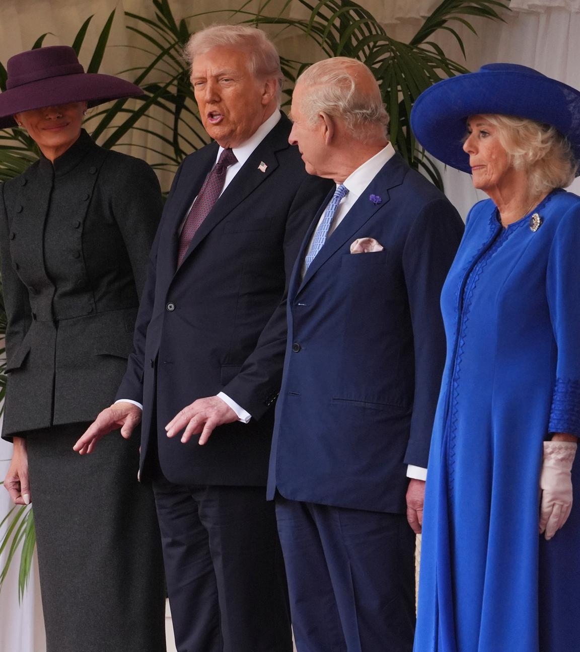 Trump bei der royalen Familie