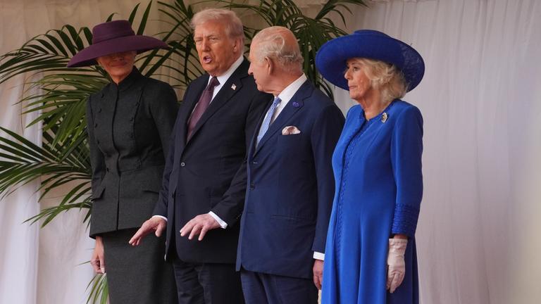Trump bei der royalen Familie