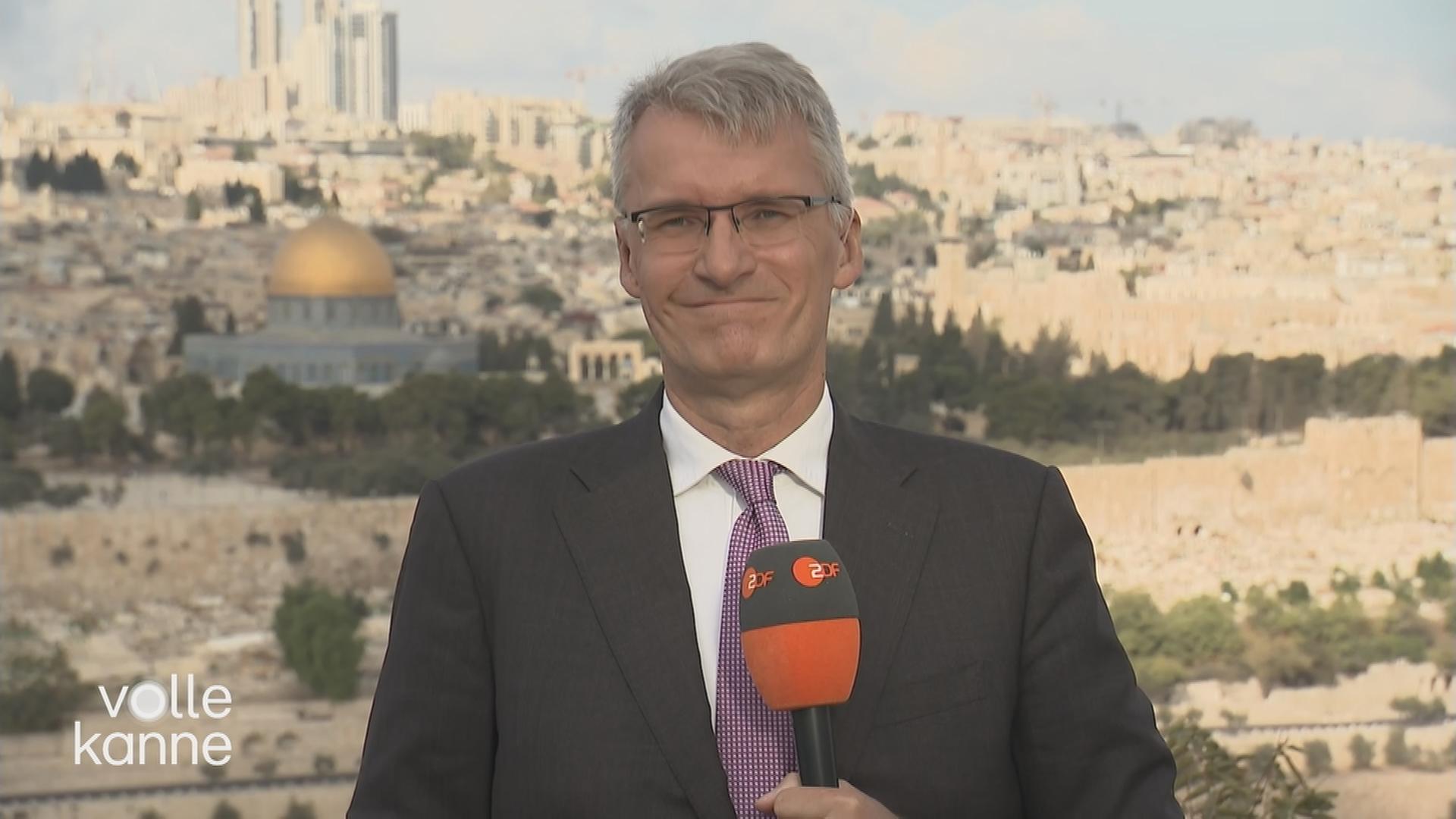 Elmar Theveßen geschaltet aus Jerusalem