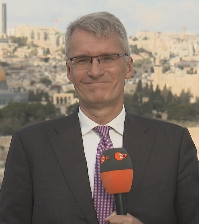 Elmar Theveßen geschaltet aus Jerusalem