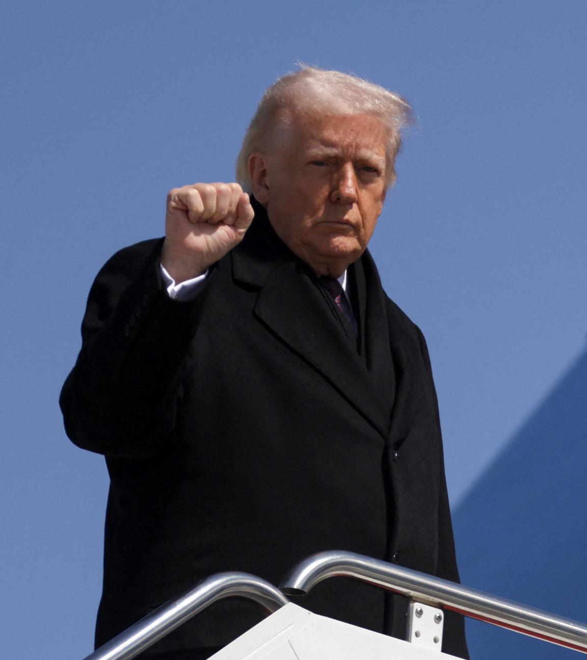 President Trump Travels To Dover Air Force Base For A Dignified Transfer Ceremony
