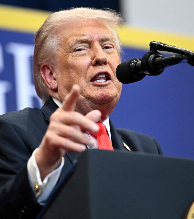 President Trump Visits The Villages Charter School In Florida