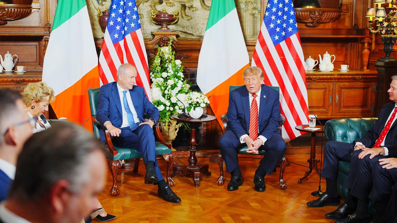 Donald Trump spricht sich in Dublin für Wiedervereinigung Irlands aus