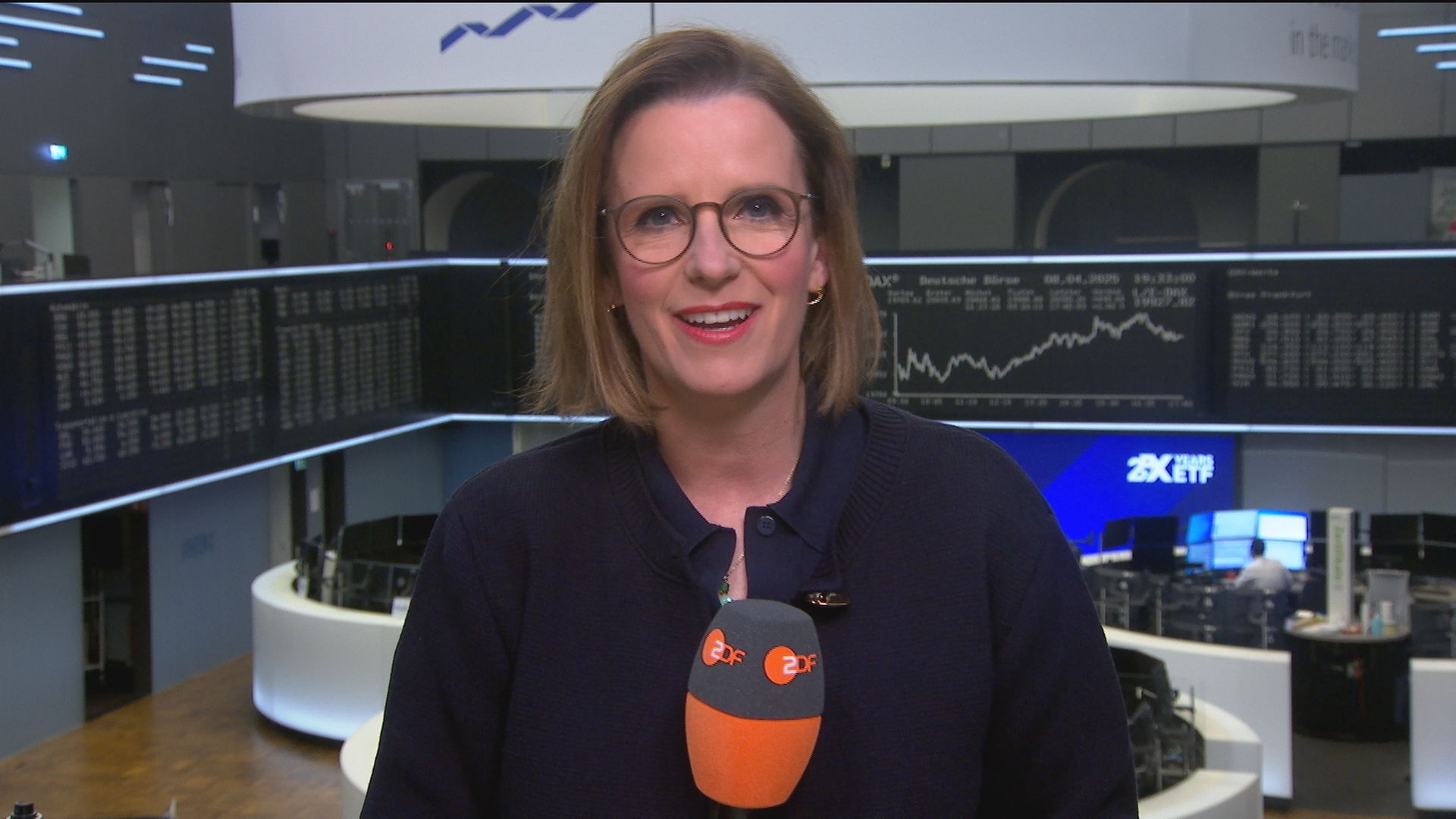 ZDF-Börsenreporterin Valerie Haller.