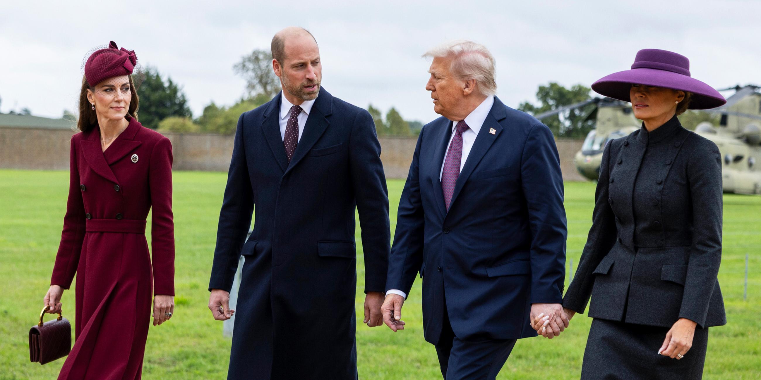 "Beautiful", also "schön" nannte Trump Beobachtern zufolge Kate beim Zusammentreffen auf dem Gelände von Schloss Windsor. Was ihr Mann William von dem Kompliment hielt, ist nicht überliefert. 