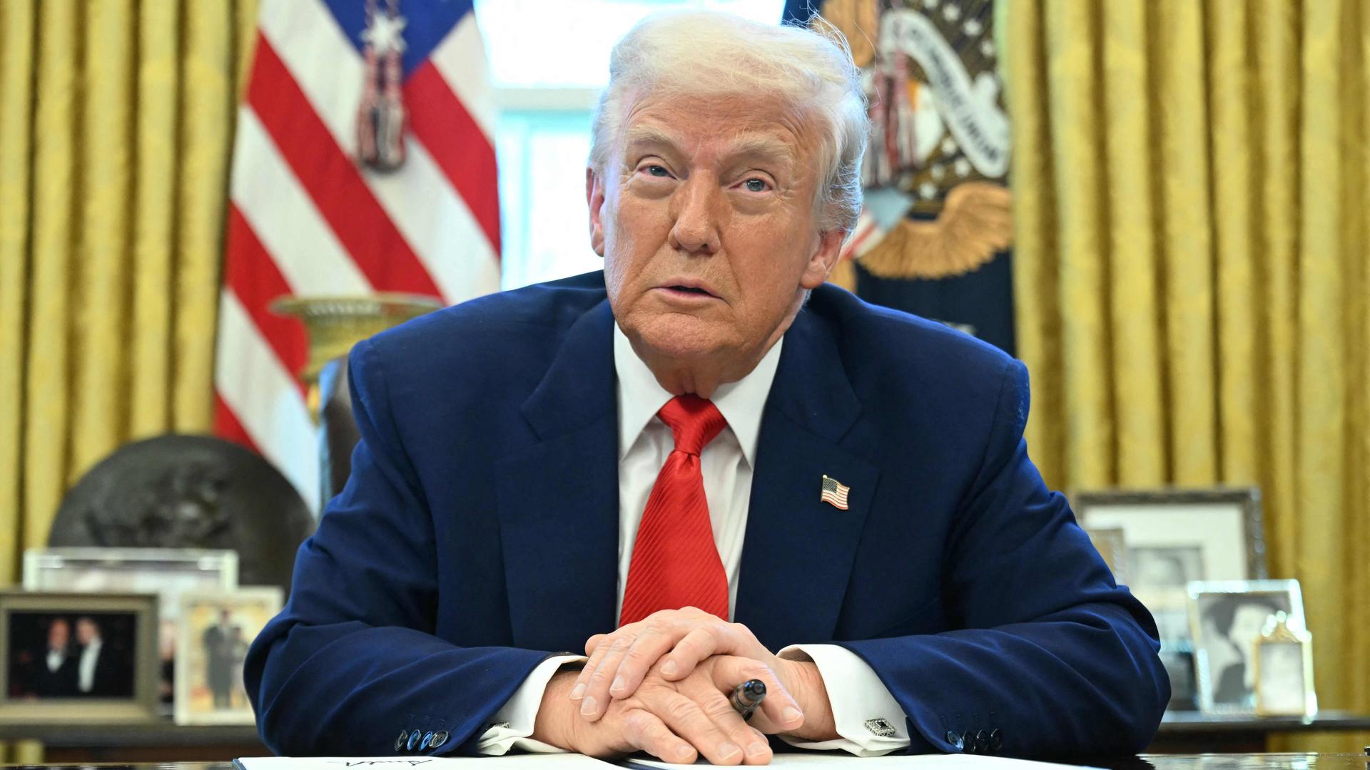 Donald Trump im Weißen Haus.