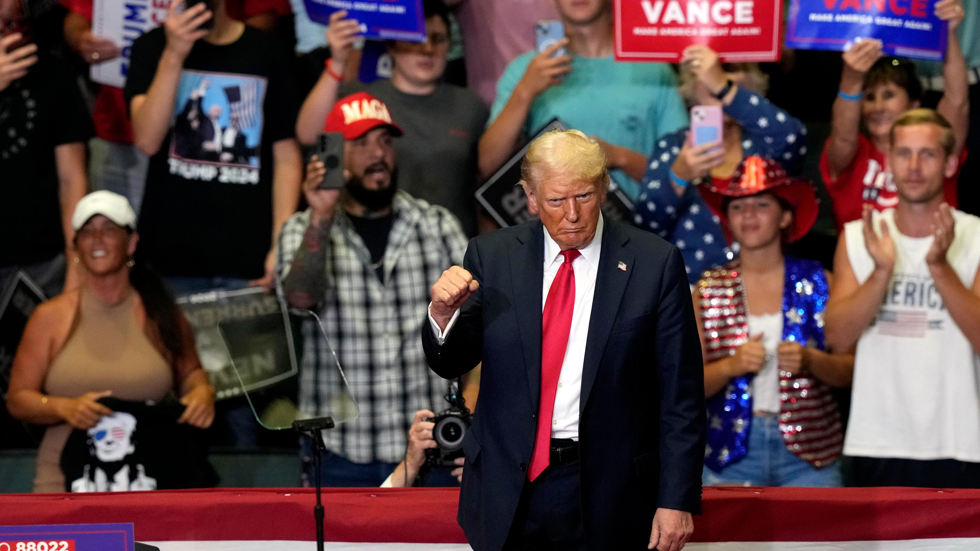 Trump hält Rede