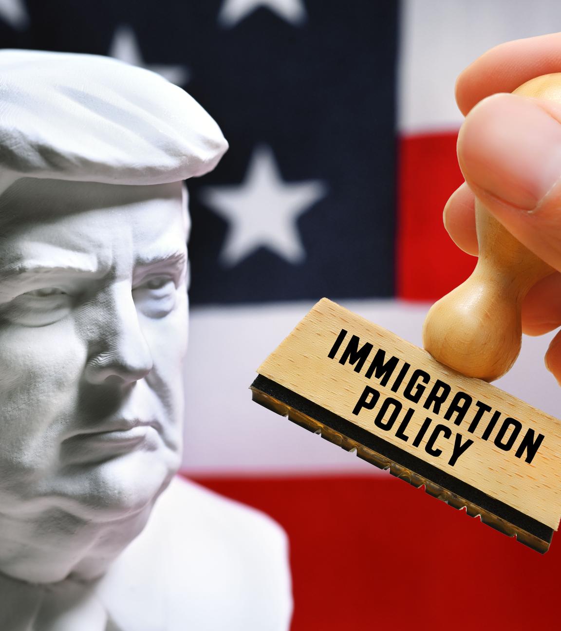 Symbolbild Trumps Migrationspolitik
