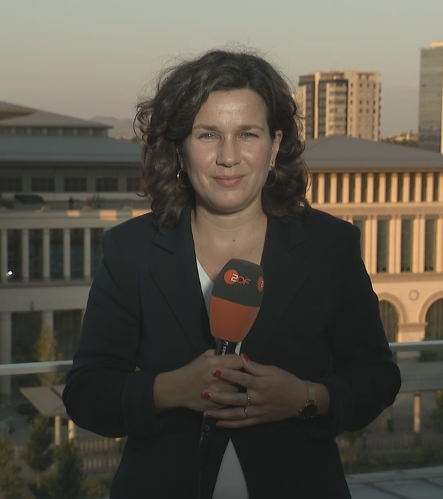 ZDF-Korrespondentin Isabelle Schaefers zugeschaltet aus Ankara