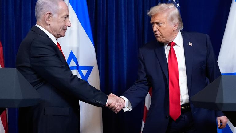US-Präsident Donald Trump und Israels's Ministerpräsident Benjamin Netanjahu