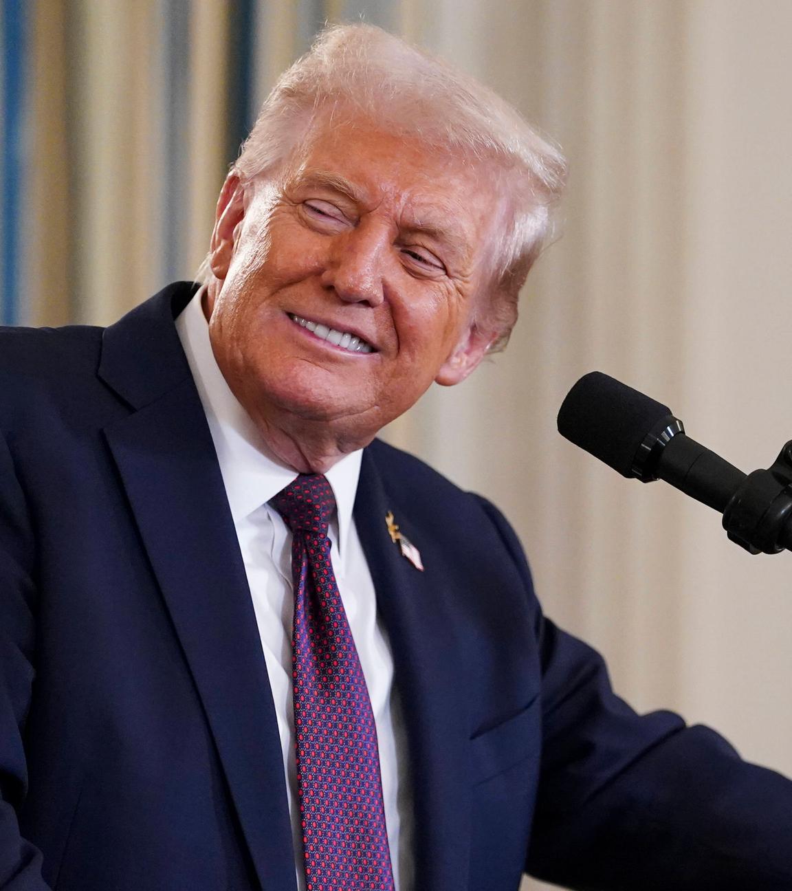 Gemeinsame Pressekonferenz von US-Präsident Trump und dem israelischen Premierminister Netanjahu im Weißen Haus